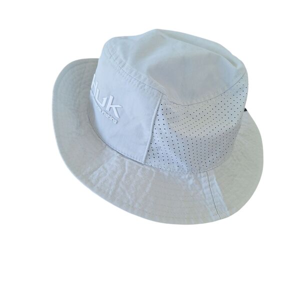 HUK High Performance Bucket Boonie Fishing Hat OSFM Oyster Light Neutral Nylon - Picture 14 of 14